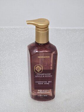 Bath & Body Works Champagne Apple & Honey Cleansing Gel Hand Soap 8 fl oz